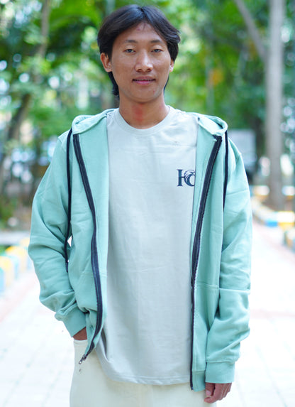 Mint green (Sage Mint color) color Hoodies for Men's