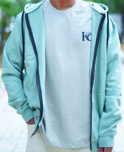 Mint green (Sage Mint color) color Hoodies for Men's