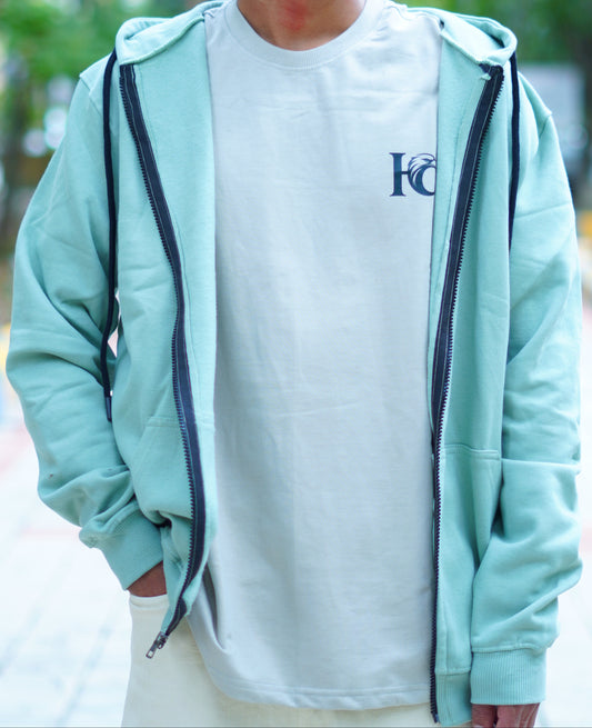 Mint green (Sage Mint color) color Hoodies for Men's
