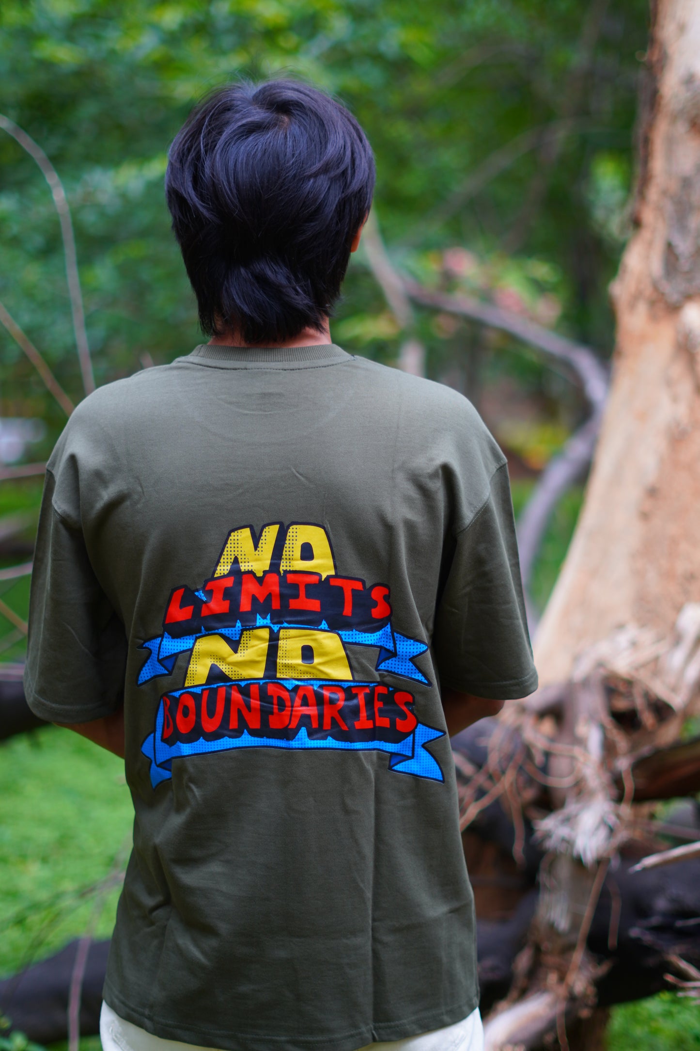 Dark Hunter green oversized Tee-shirt Men's