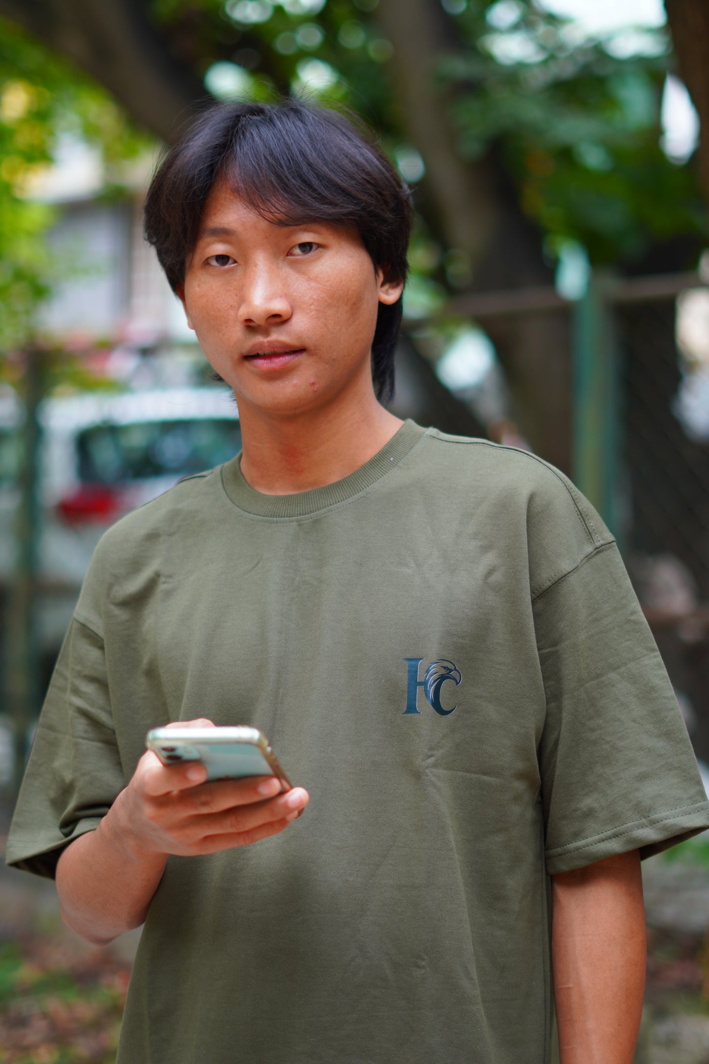 Dark Hunter green oversized Tee-shirt Men's